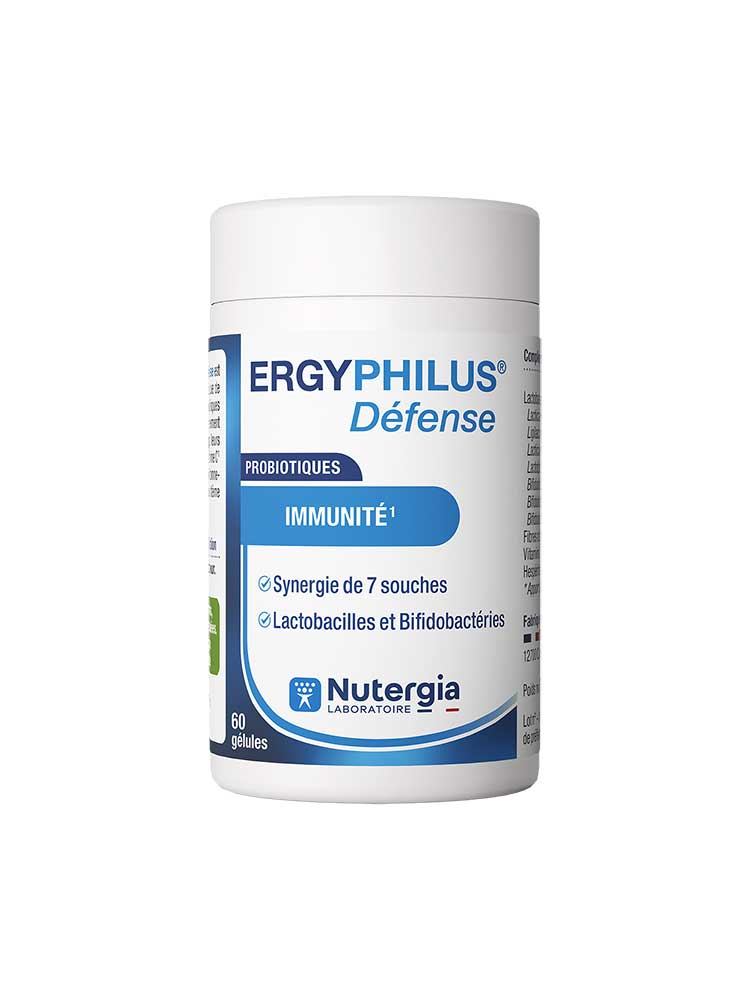 Nutergia Ergyphilus Défense Probiotiques Immunité 60 Gélules